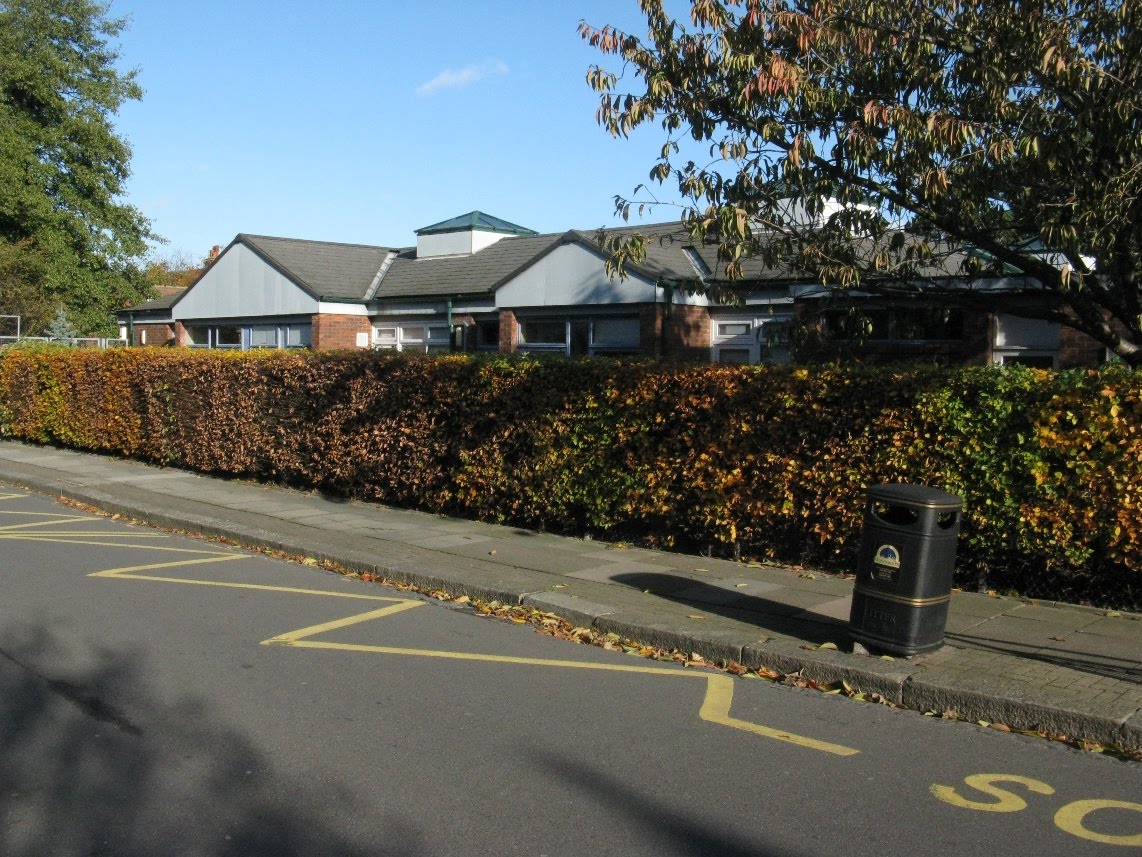 Empty school playground